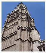 Torre de la catedral de Toledo. María J. Fuente (col. particular, 2004)