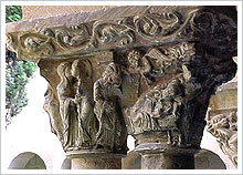 Capitel (Claustro de Santo Domingo de Silos, siglo XII). María J. Fuente (col. particular)