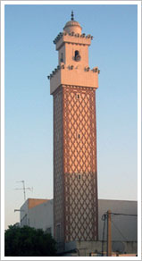 Alminar de la mezquita de Kairouan (Túnez). Banco de imágenes del ISFTIC