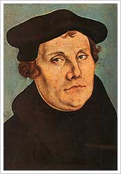 Martin Lutero (1529), Hans Holbein. Galería de los Ufizzi (Florencia, Italia)