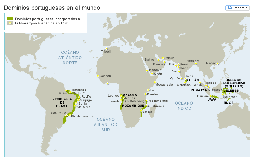Dominios Portugueses en el Mundo
