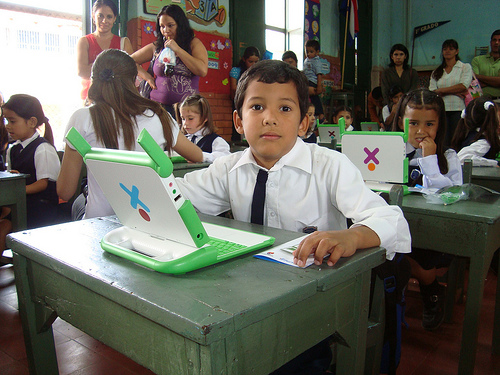 Fotografía en Flickr de One Laptop per Child bajo licencia Creative Commons