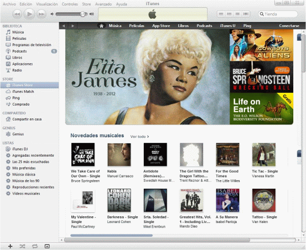 itunes store España