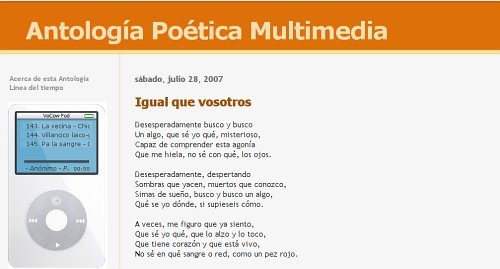 Antología poética multimedia