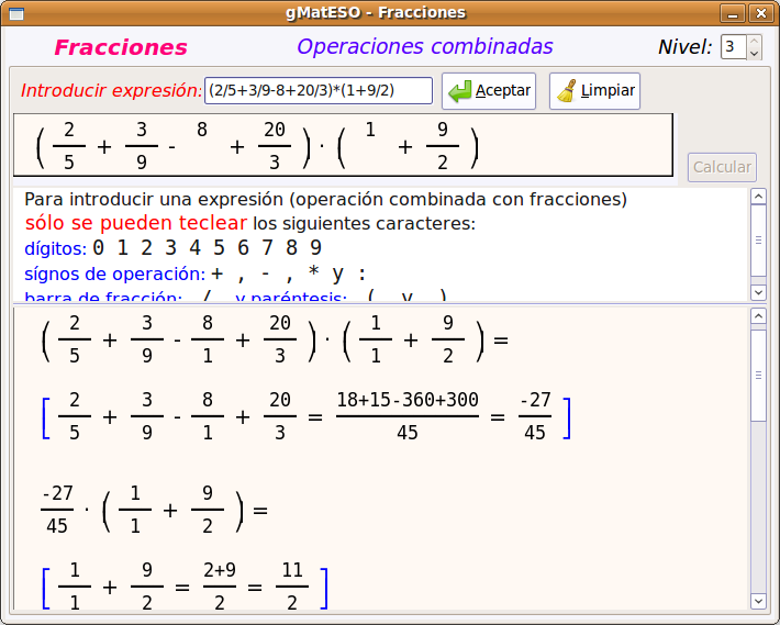 Simplificacion de expresiones algebraicas con parentesis corchetes y llaves