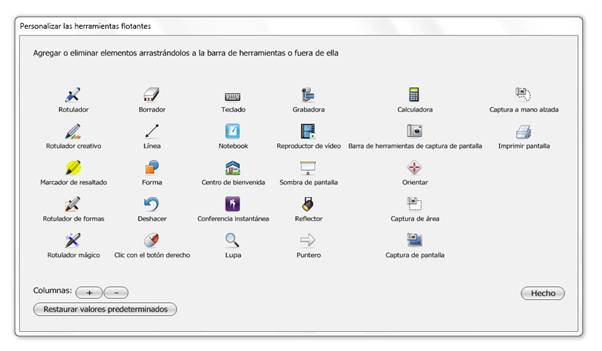 HerramientasFlotantes(cuadro)