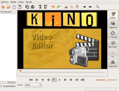Editor de vídeo Kino