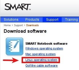 Descarga del software Smart para Linux