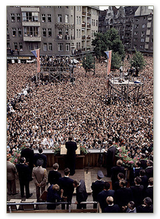 El presidente norteamericano Kennedy en Berln