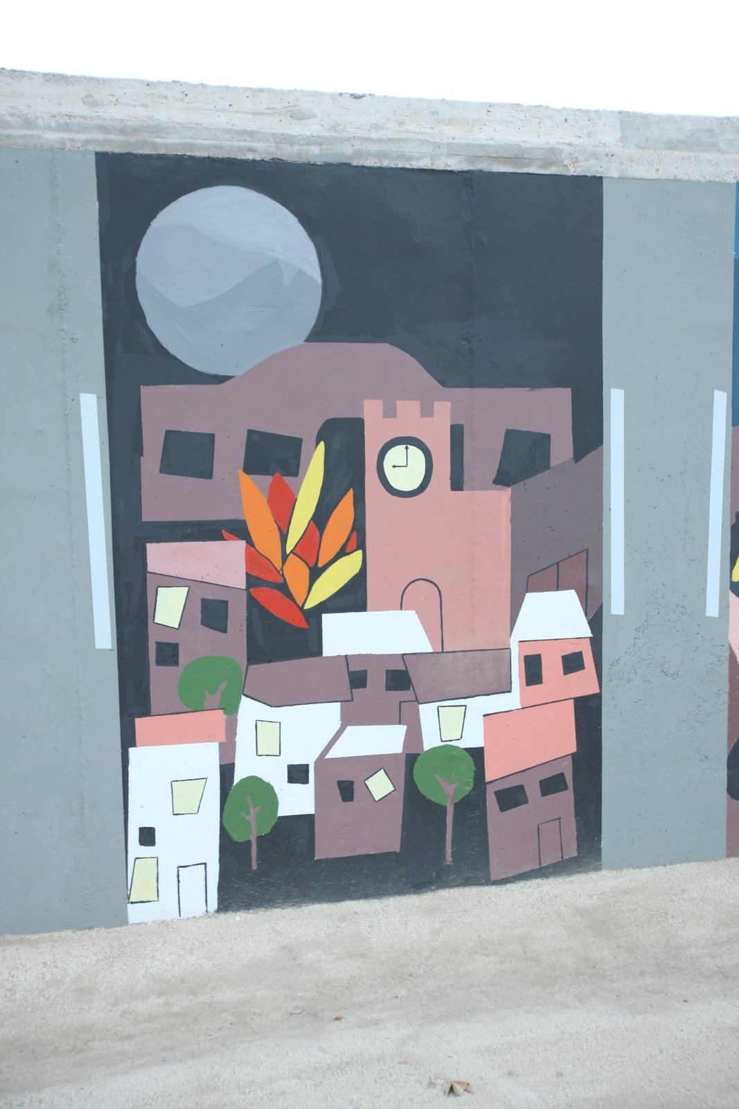 Mural realizado por los estudiantes